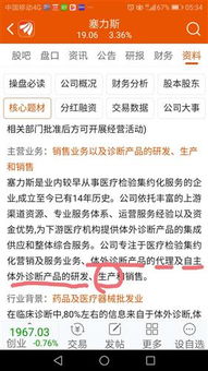 公司核心業務全景 醫療檢驗集約化營銷與體外診斷自主創新